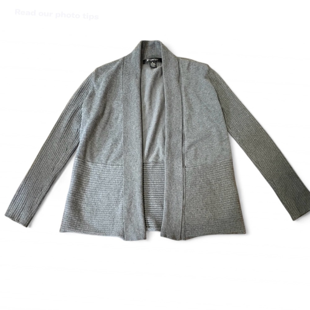 89th & Madison Gray Open Front Cardigan!